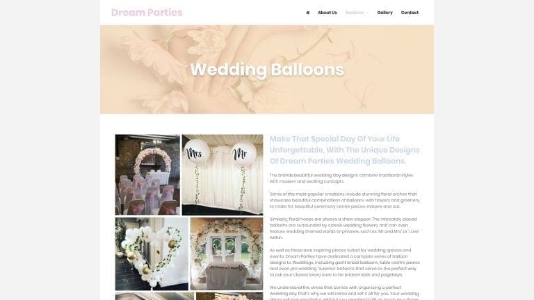 wedding planner website